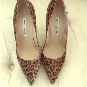 Manolo blahnik BB Leopard print 100